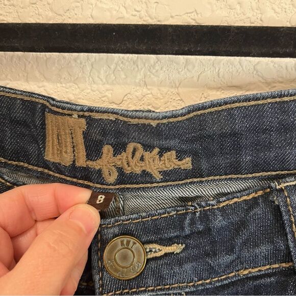 Kut From the Kloth Jeans Women's Size 8 Jackie Boot Cut Dark Wash Mid Rise - Picture 9 of 11